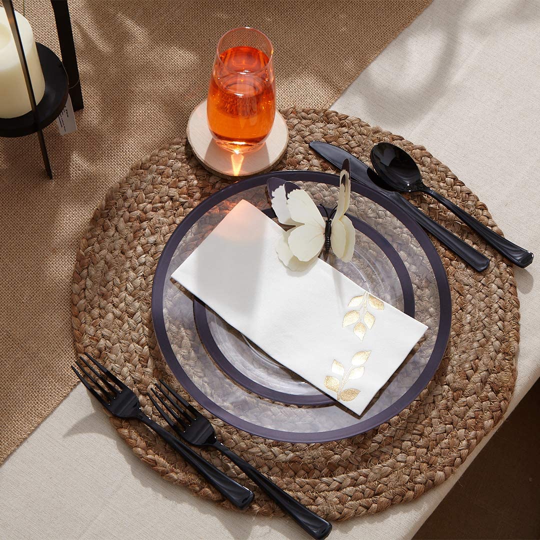 METALLIC FOIL STAMPED NAPKINS