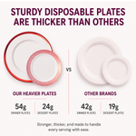 Red 175-Piece Dinnerware Set (25 Guests)