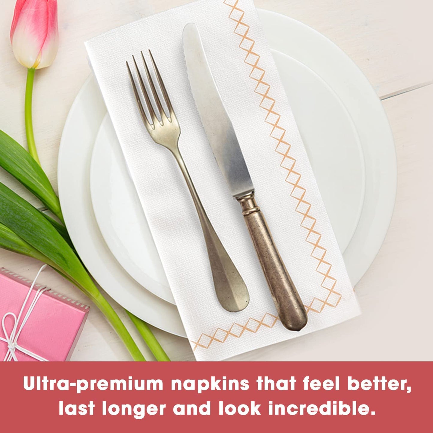 Fancy Paper Napkins - Perfect Disposable Guest Hand Towels for Bathrooms