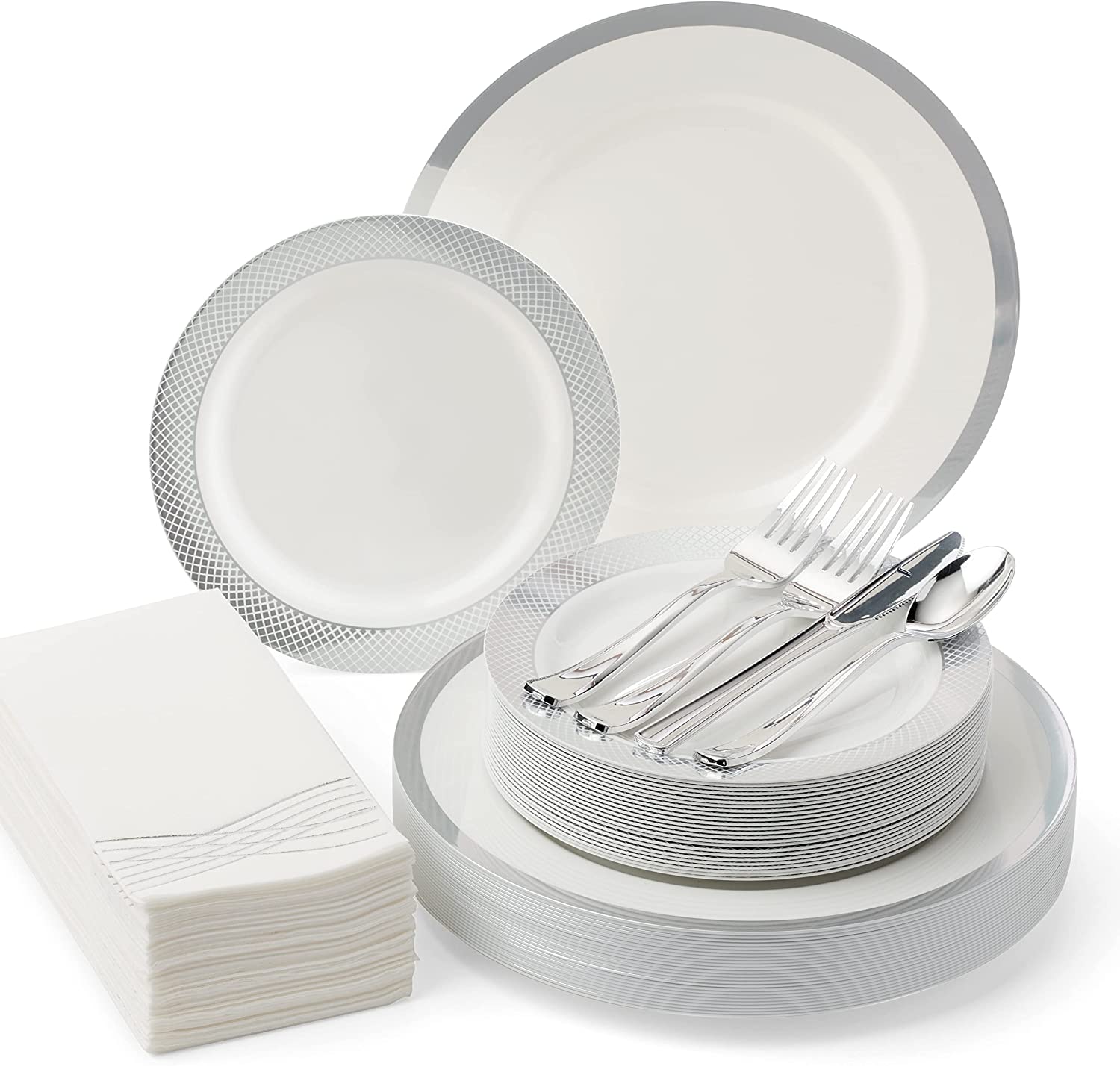 Plastic dinnerware hotsell sets for wedding